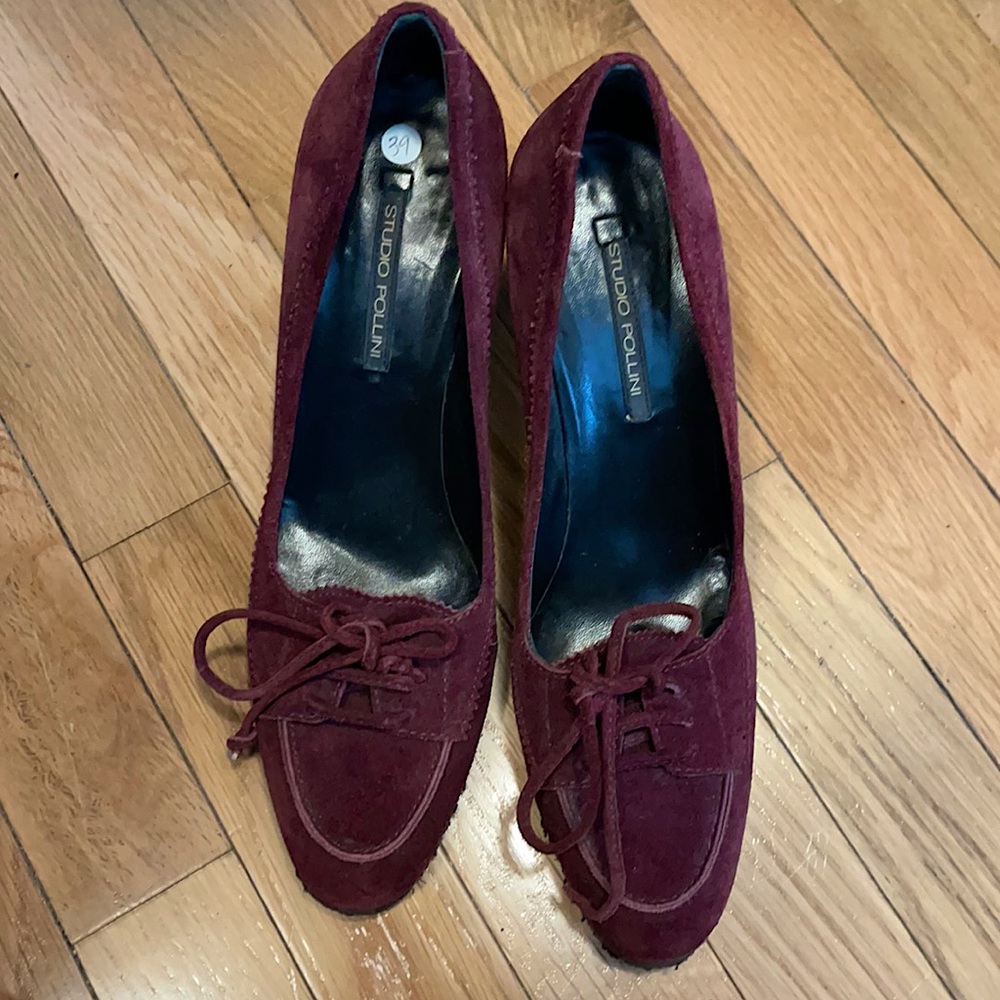 Studio Pollini, heels with lace